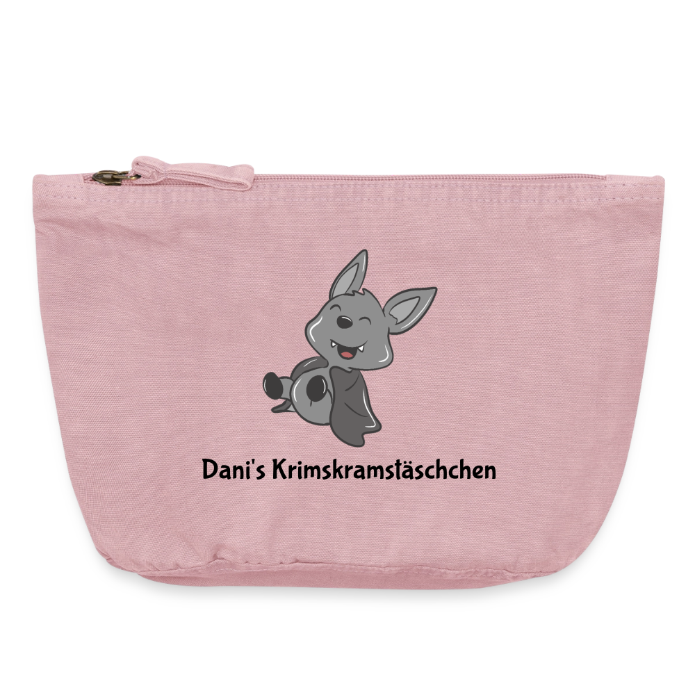 Vintage Reißverschluss-Täschchen (18 x 21 cm) - Vintage Rosa