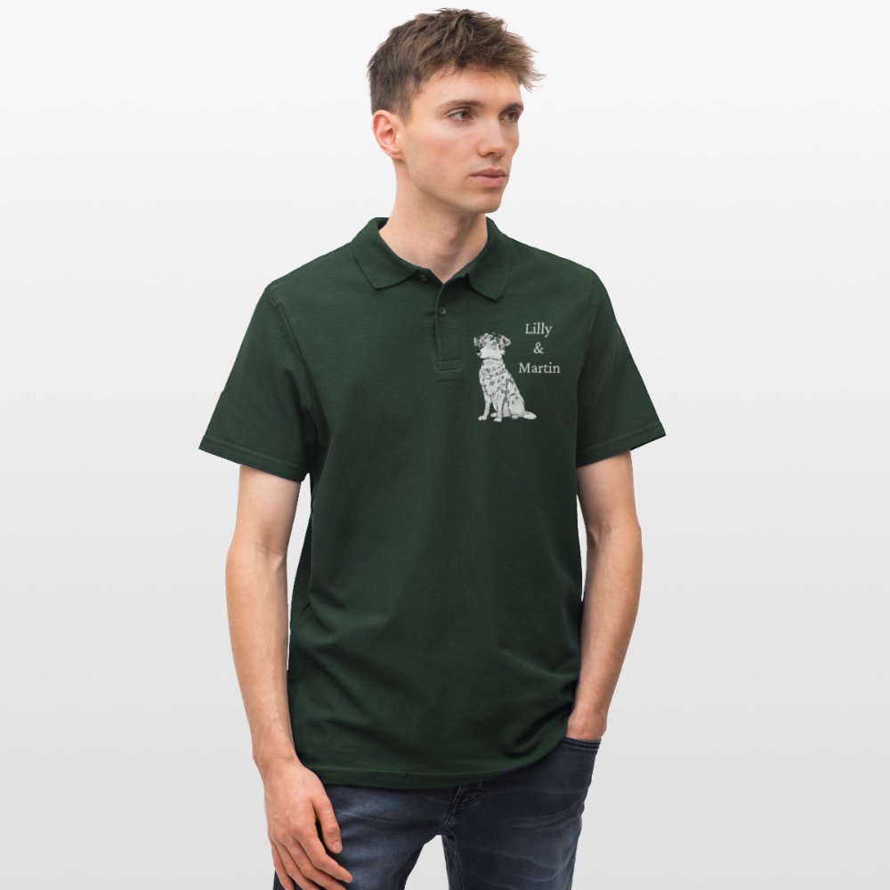 Männer Poloshirt - Tannengrün