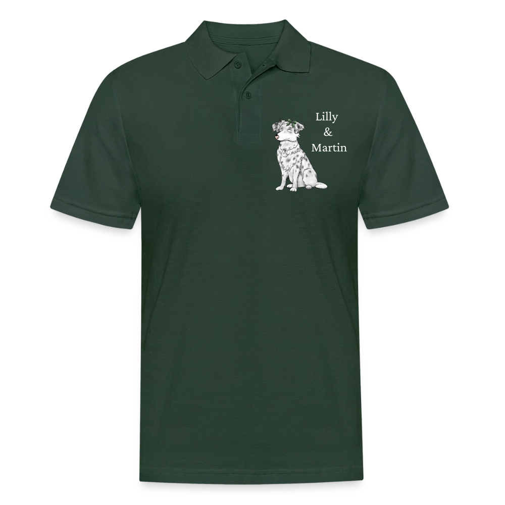 Männer Poloshirt - Tannengrün