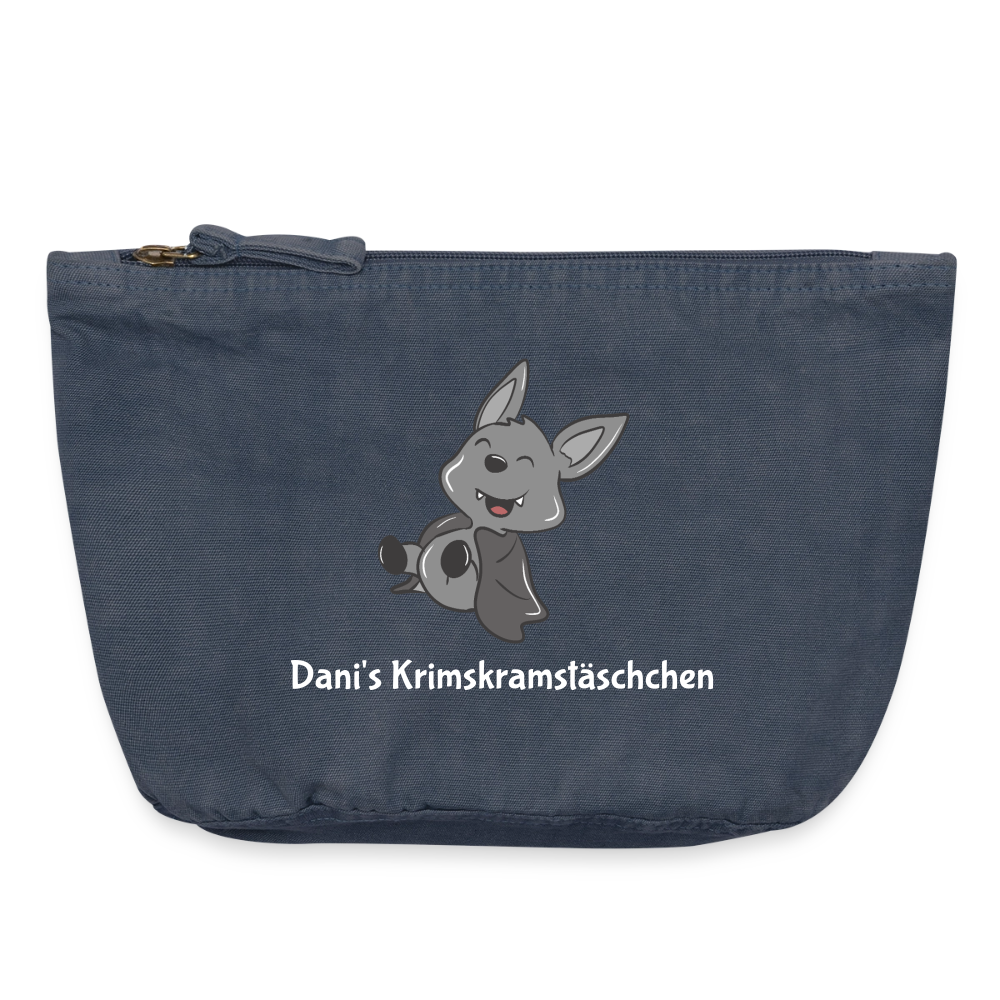 Vintage Reißverschluss-Täschchen (18 x 21 cm) - Vintage Denim