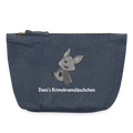 Vintage Reißverschluss-Täschchen (18 x 21 cm) - Vintage Denim