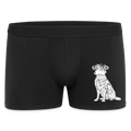 Männer Boxer Shorts Hund - Schwarz