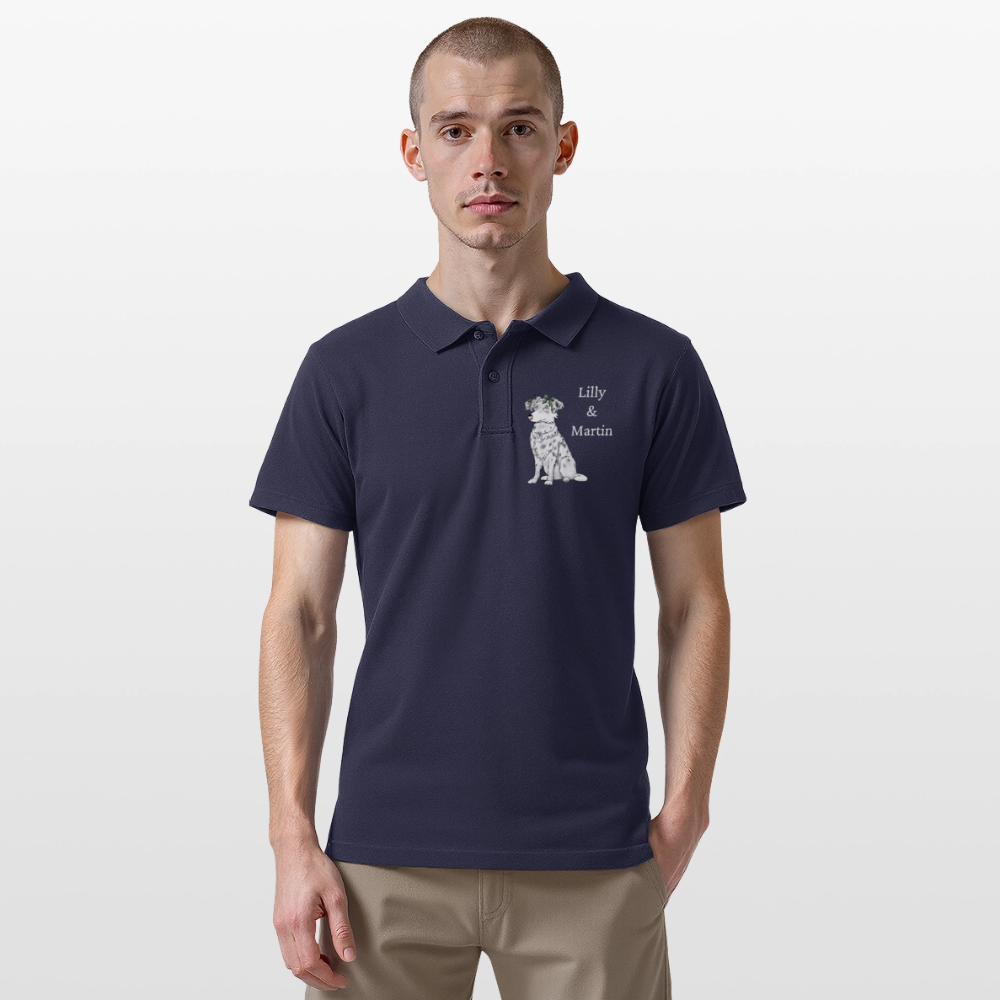 Männer Poloshirt - Navy