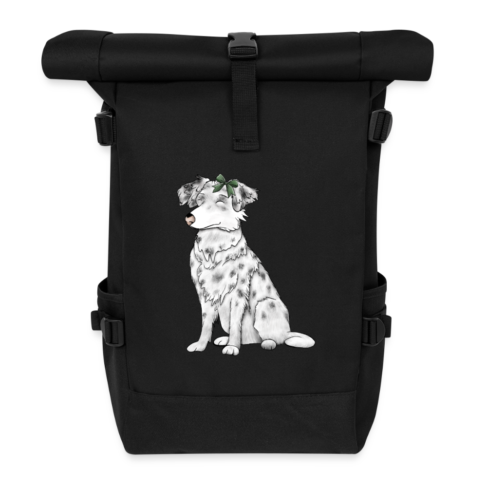 Rolltop Rucksack - Schwarz