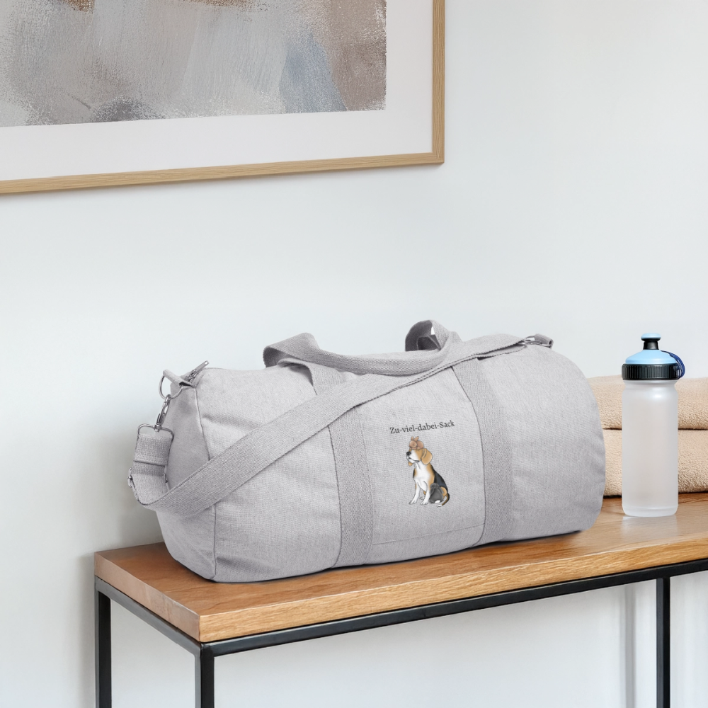 Recycled Canvas Sports Bag by Stanley/Stella - heather grey