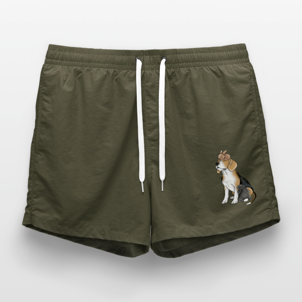 Badeshorts Beagel - olive