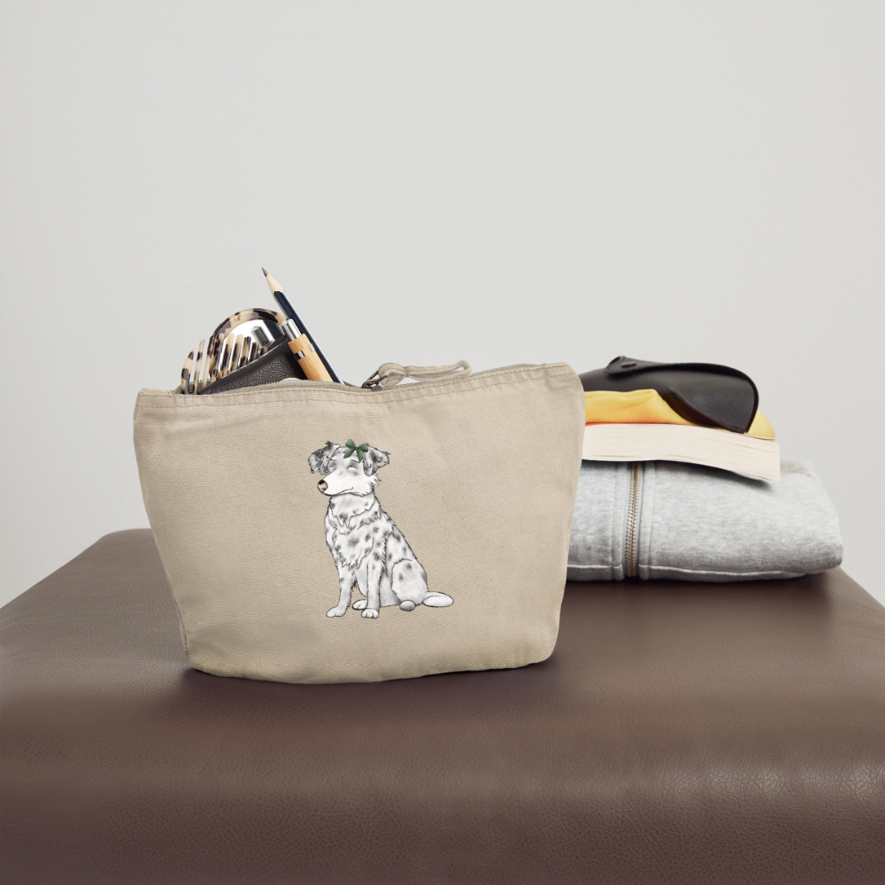 Kulturbeutel/ Reiseapotheke Hund - Vintage Sand 