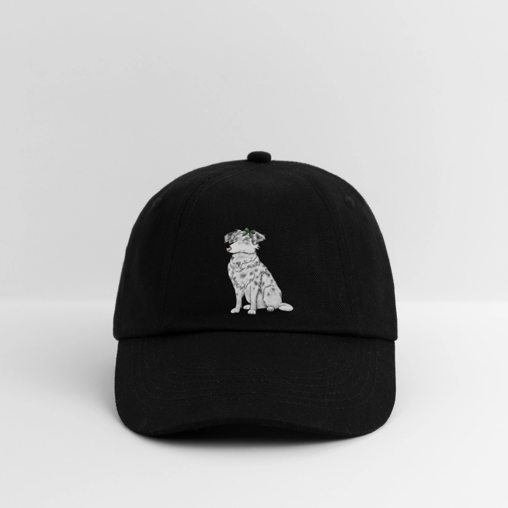 Baseballkappe Hund - Schwarz/Schwarz