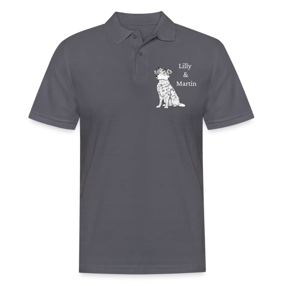Männer Poloshirt - Anthrazit