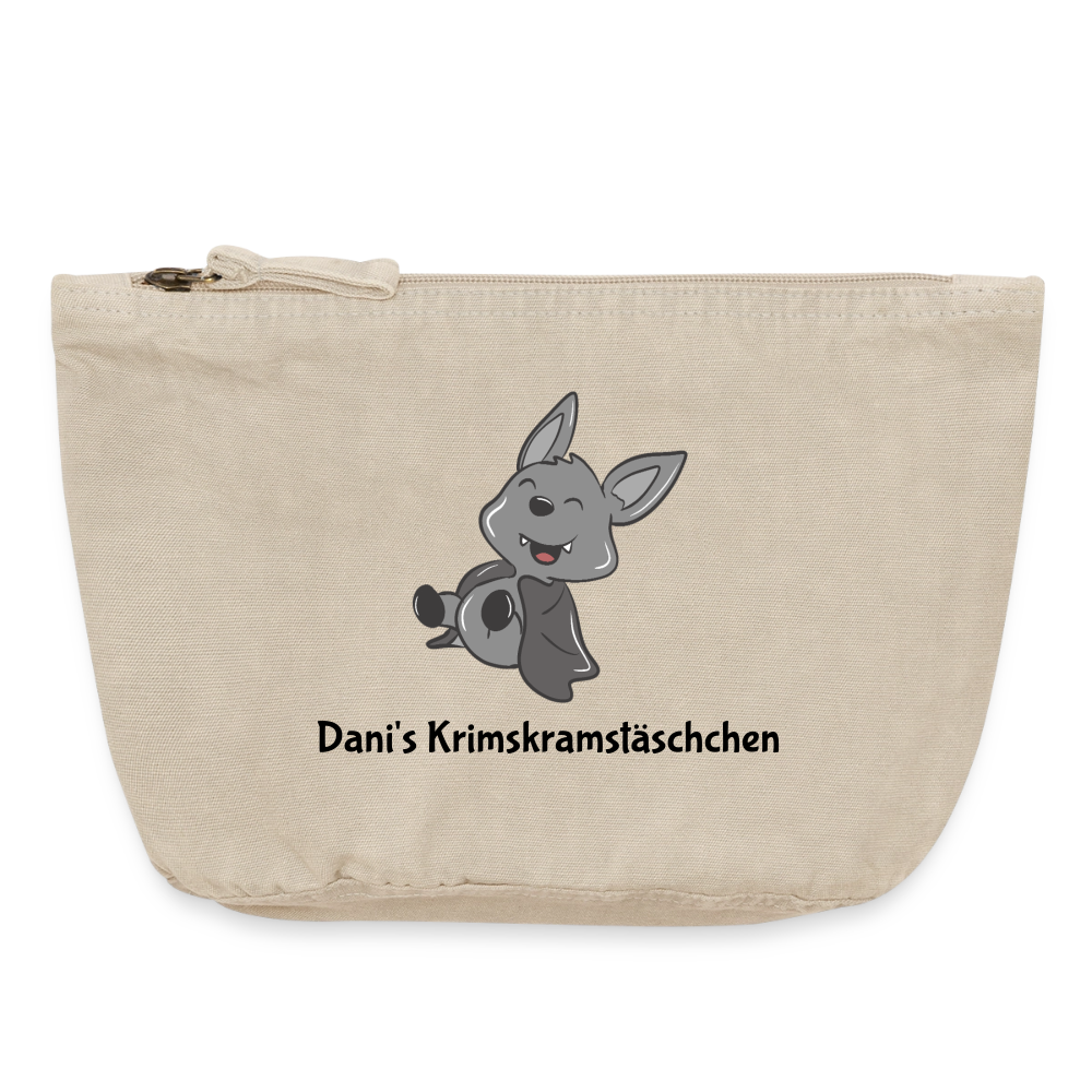 Vintage Reißverschluss-Täschchen (18 x 21 cm) - Vintage Sand 