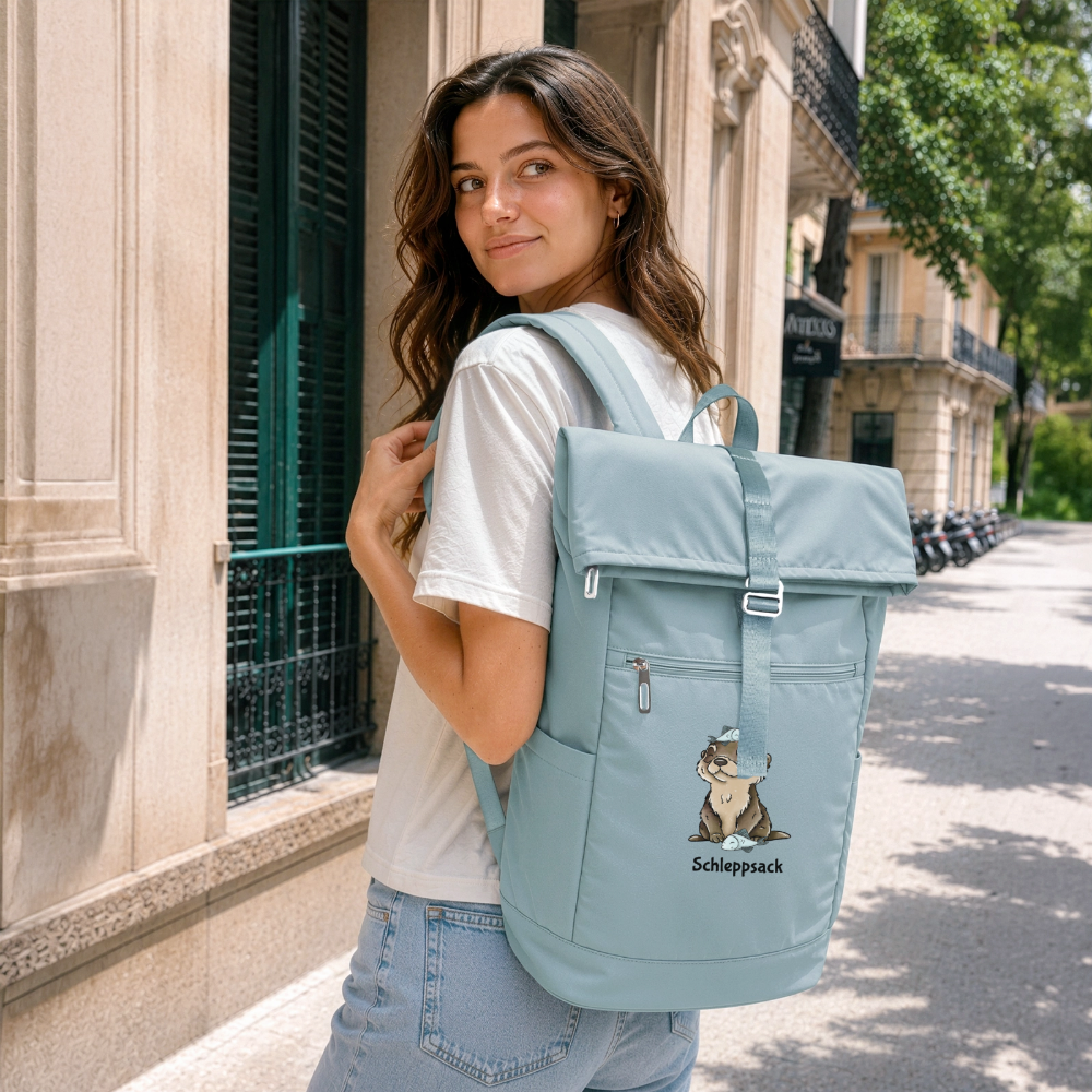 Laptop-Rucksack - Eisblau