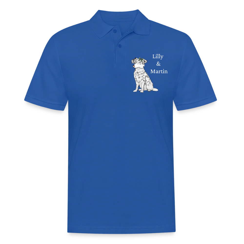 Männer Poloshirt - Royalblau