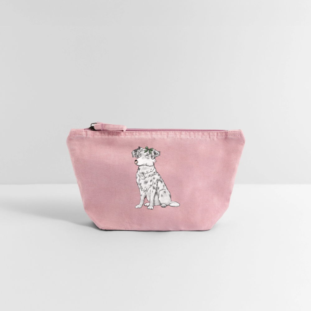 Kulturbeutel/ Reiseapotheke Hund - Vintage Rosa