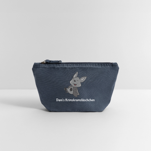 Vintage Reißverschluss-Täschchen (18 x 21 cm) - Vintage Denim