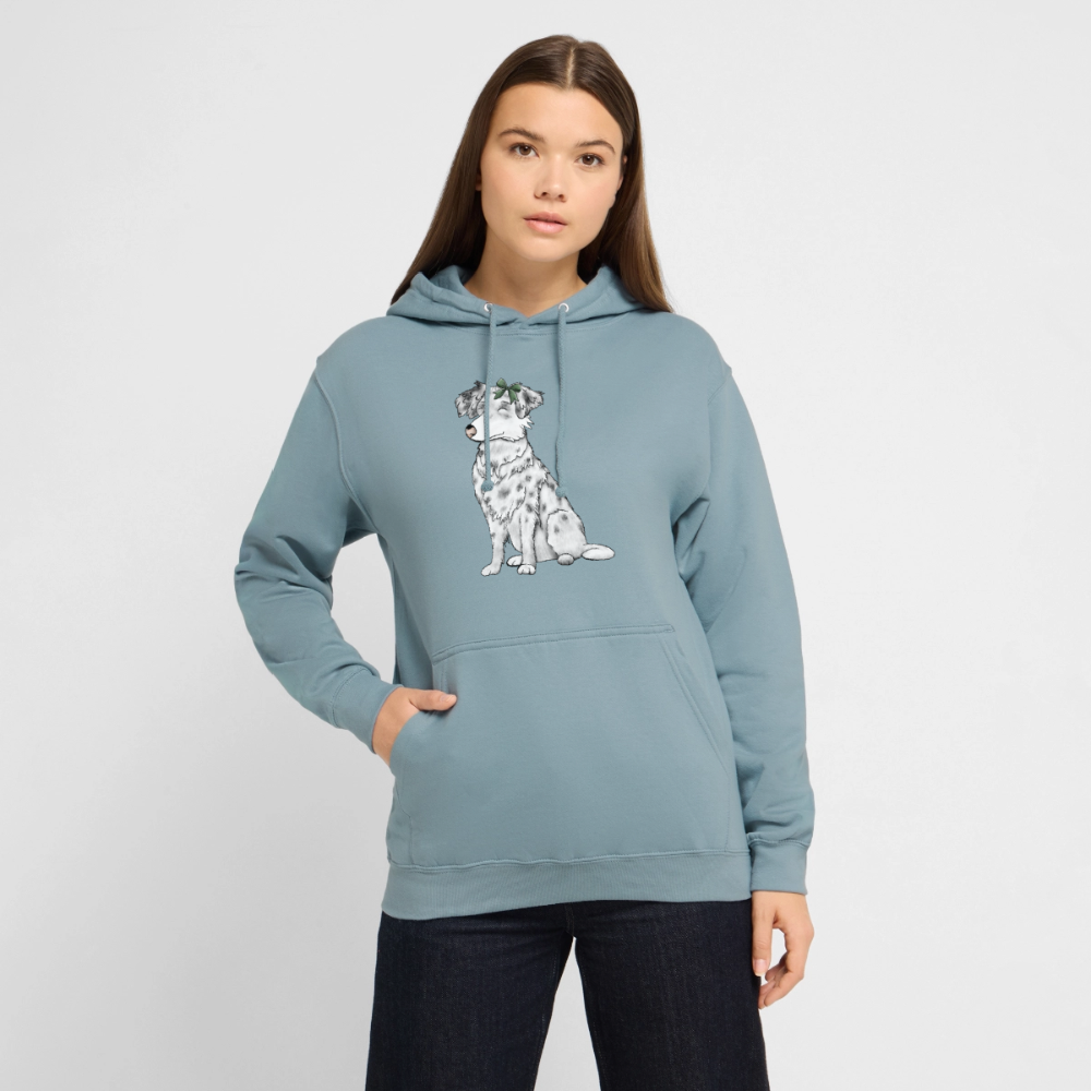 Pullover Hund - Nebelblau