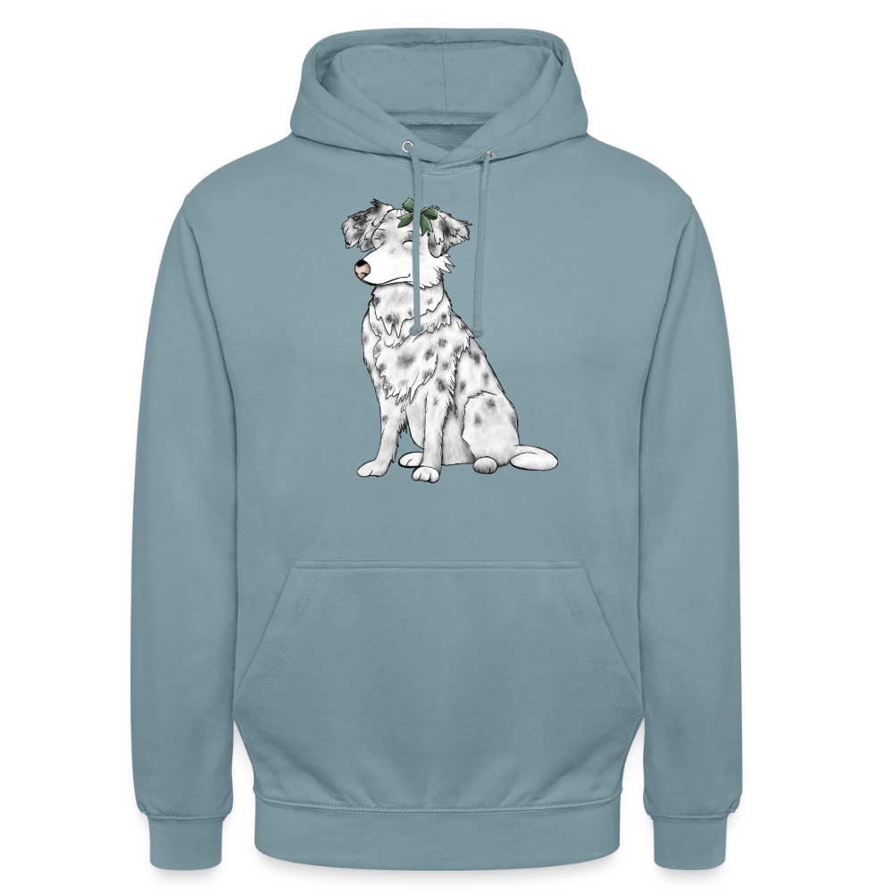 Pullover Hund - Nebelblau