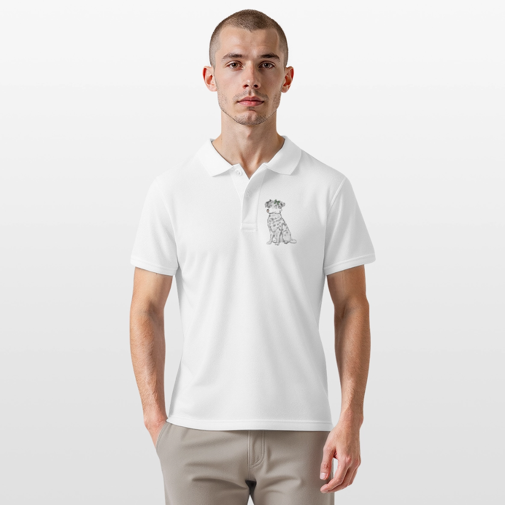 Männer Poloshirt - Weiß