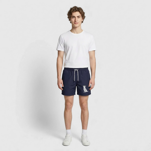 Badehose Hund - French Navy