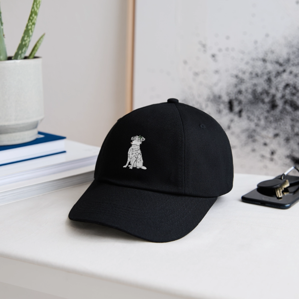 Baseballkappe Hund - Schwarz/Schwarz