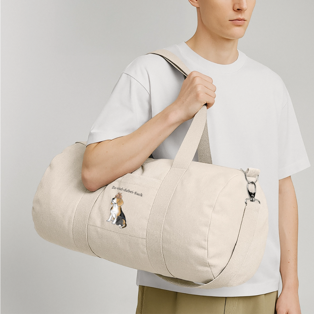 Recycled Canvas Sports Bag by Stanley/Stella - natural