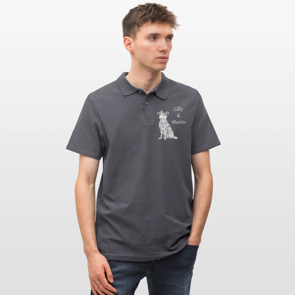 Männer Poloshirt - Anthrazit