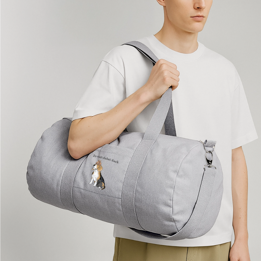 Recycled Canvas Sports Bag by Stanley/Stella - heather grey
