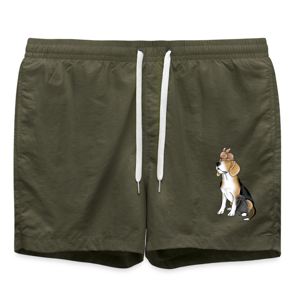 Badeshorts Beagel - olive