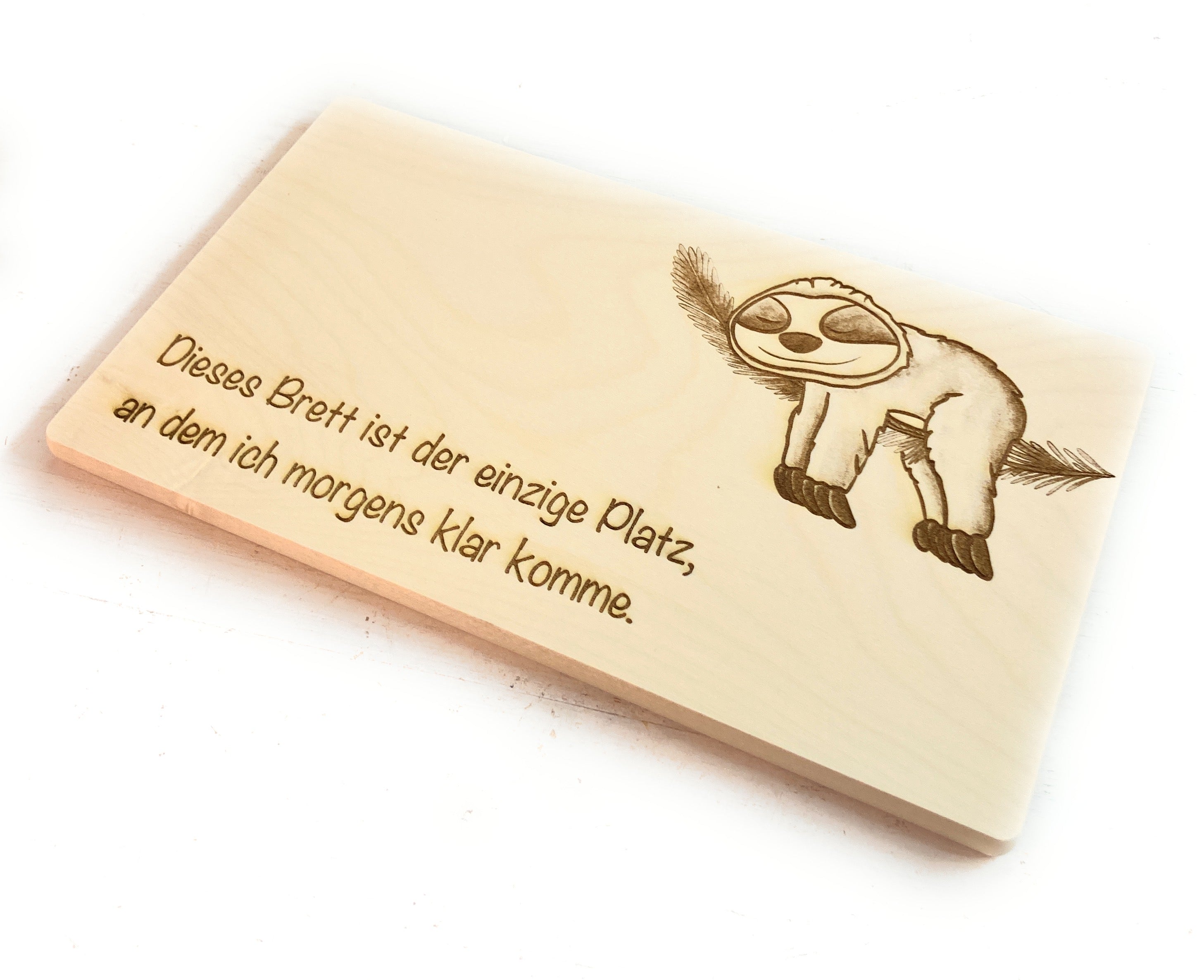 Schneidebrett Faultier