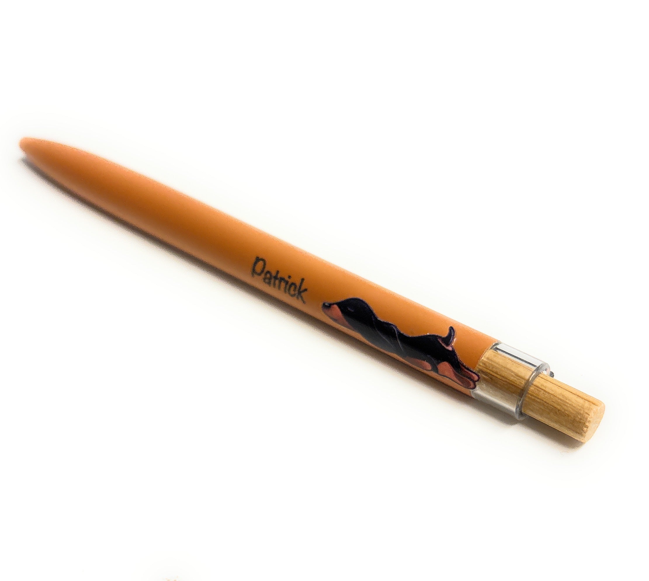 Kugelschreiber Dackel mit Wunschnamen