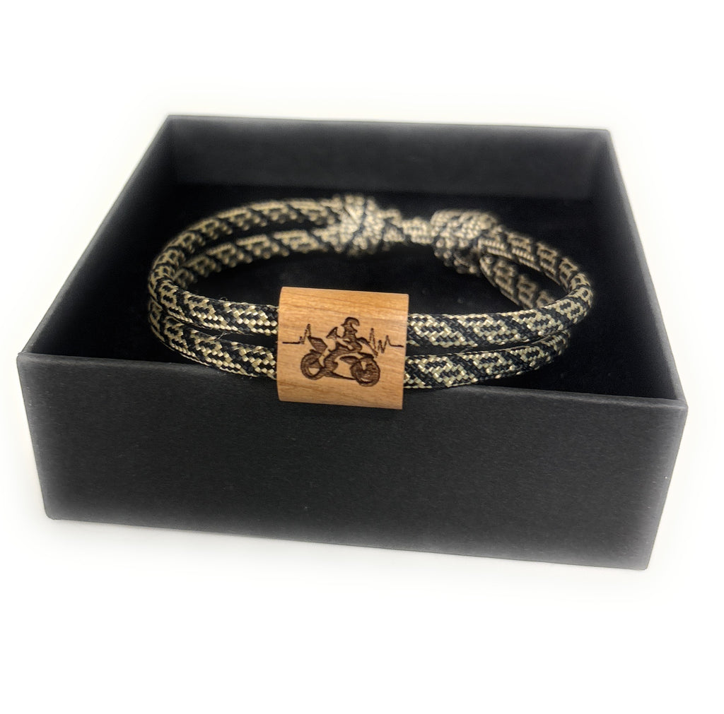 Segeltauarmband Motorrad// Armband Motorrad