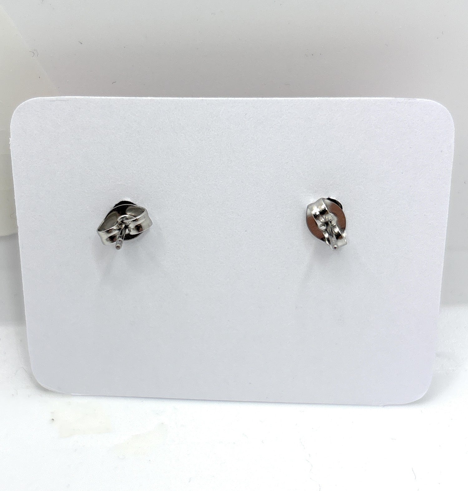 Ohrstecker Holz Grün