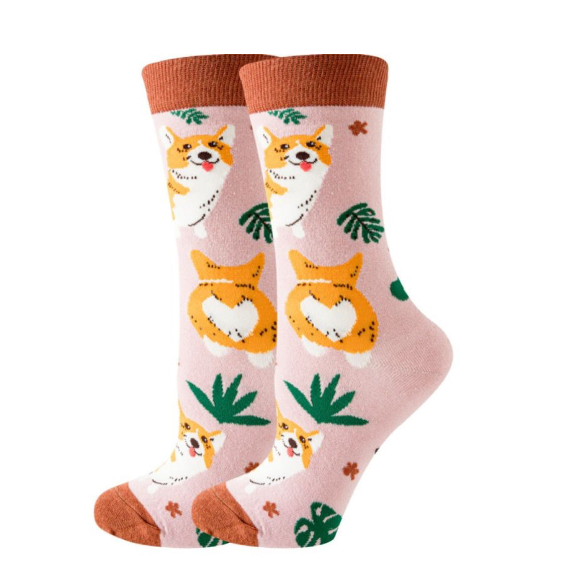 Socken mit Hundemotiv