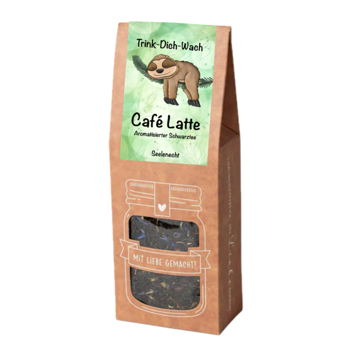 Cafe Latte - Schwarztee Faultier