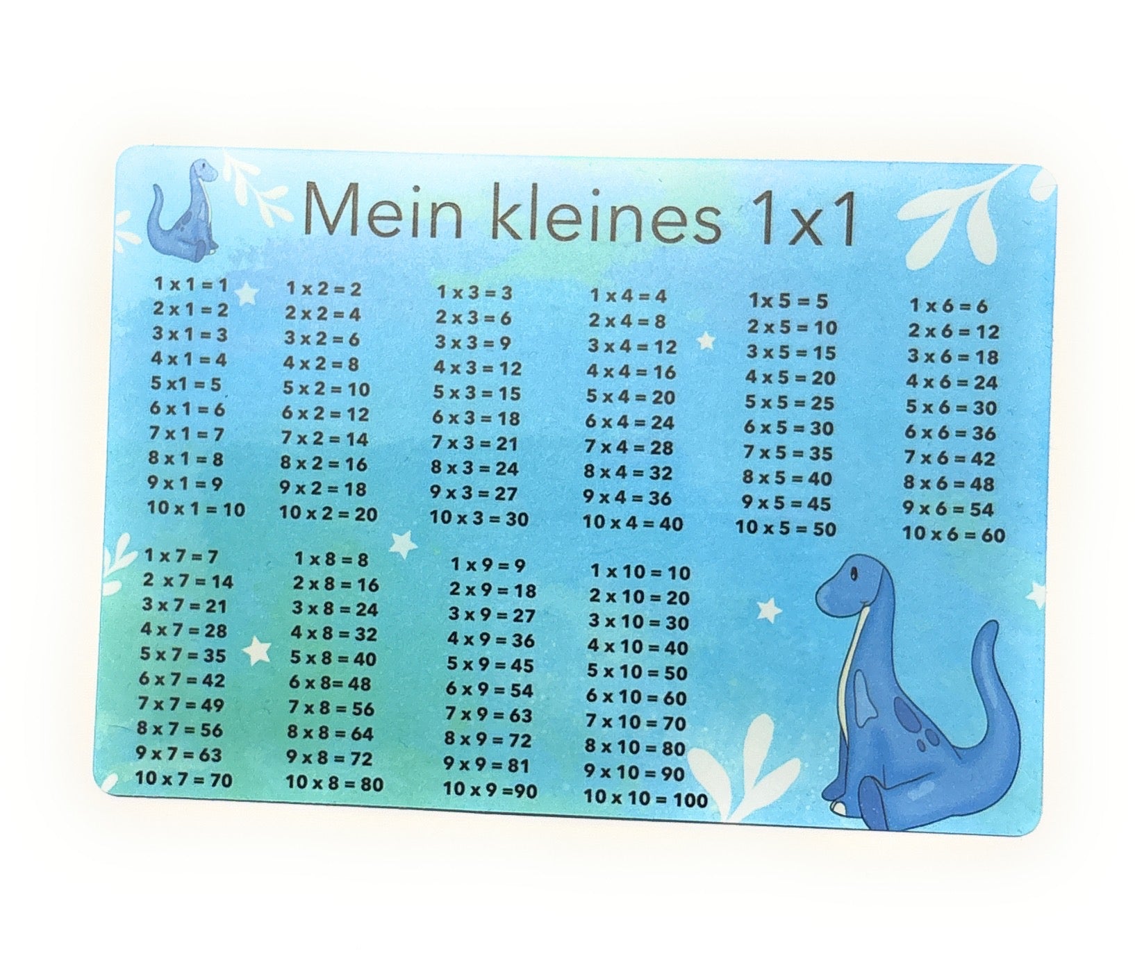 Das kleine 1x1 Lernkarte
