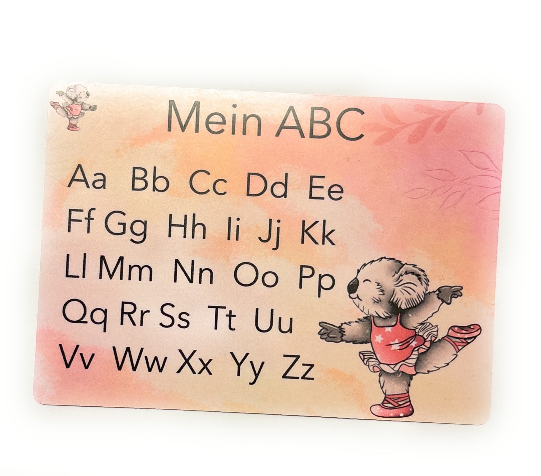Lernkarte Alphabet