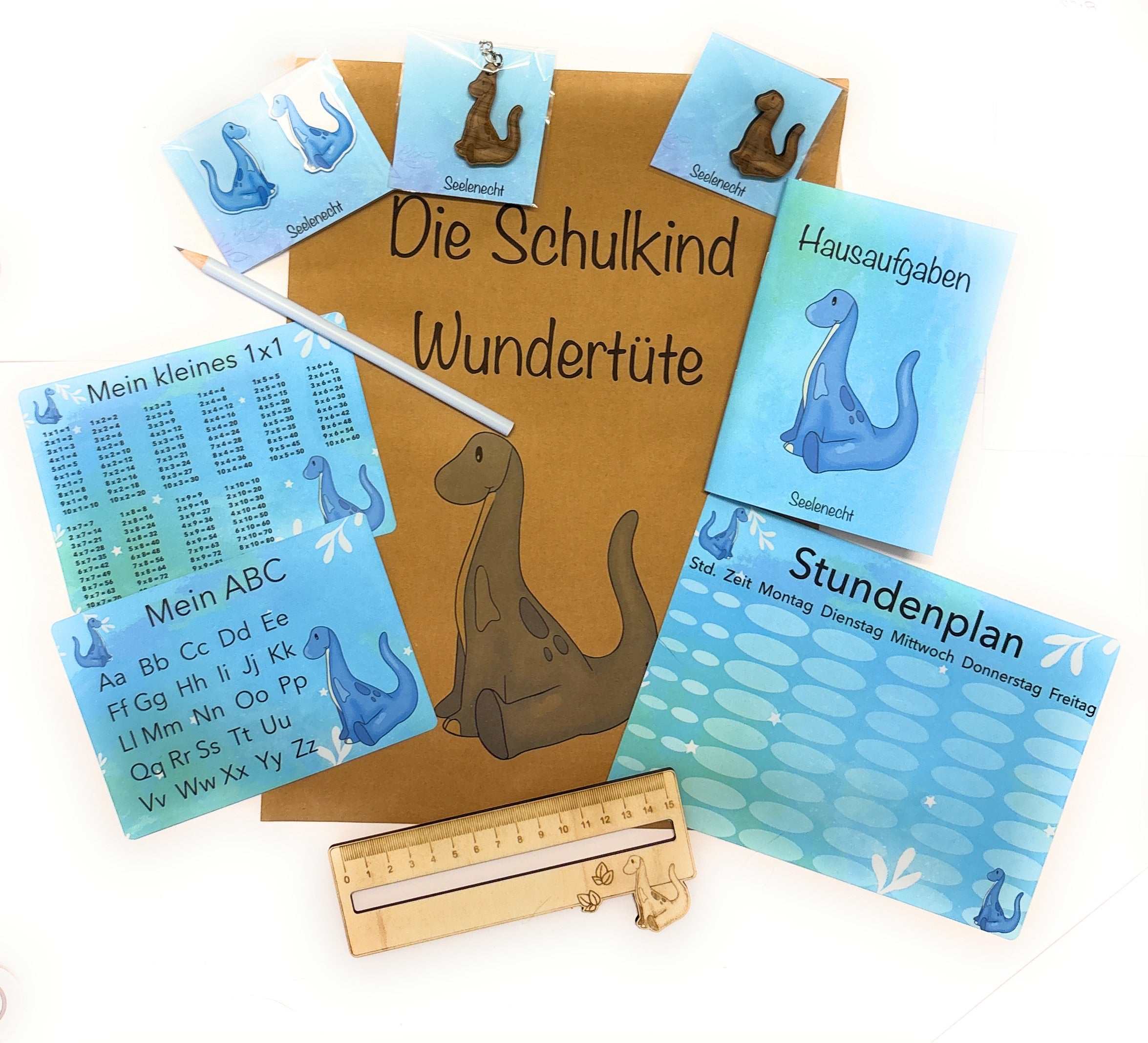 Schulkind Wundertüte Dino