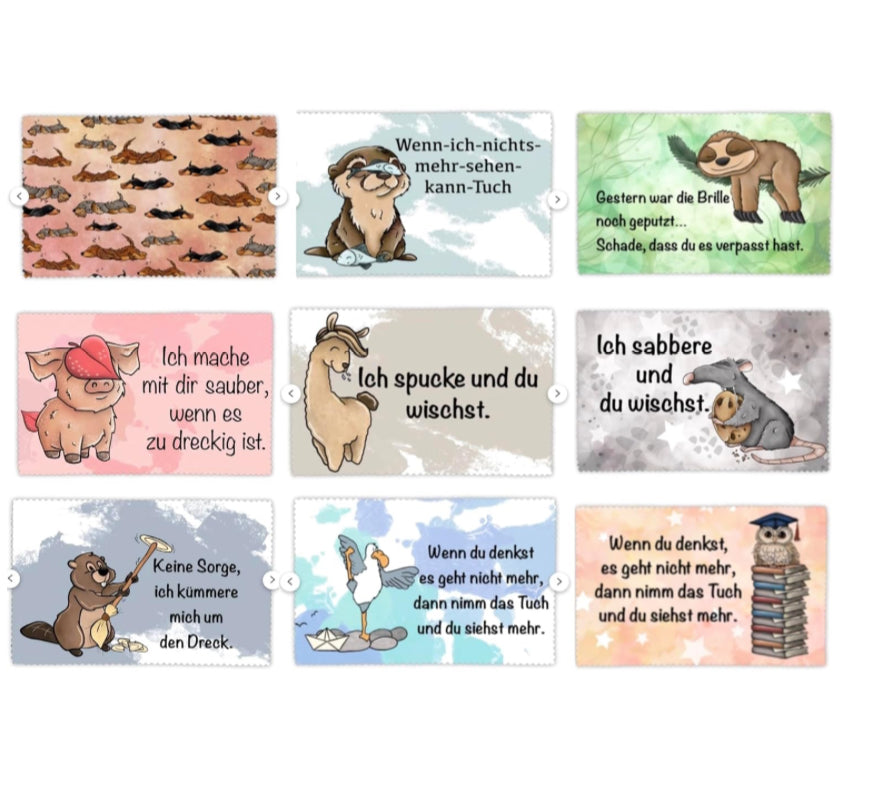 Brillenputztücher Set - Seelenecht Bestseller