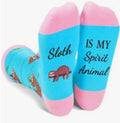 Socken Faultier mit Spruch