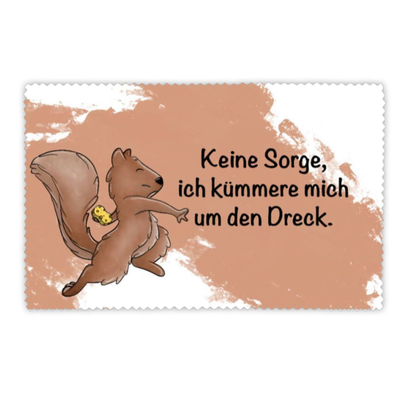 Brillenputztuch Eichhörnchen