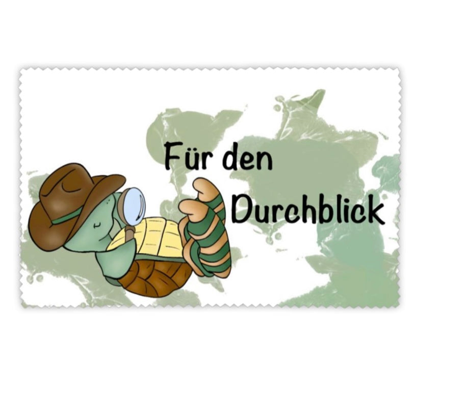 Brillenputztuch Schildkröte