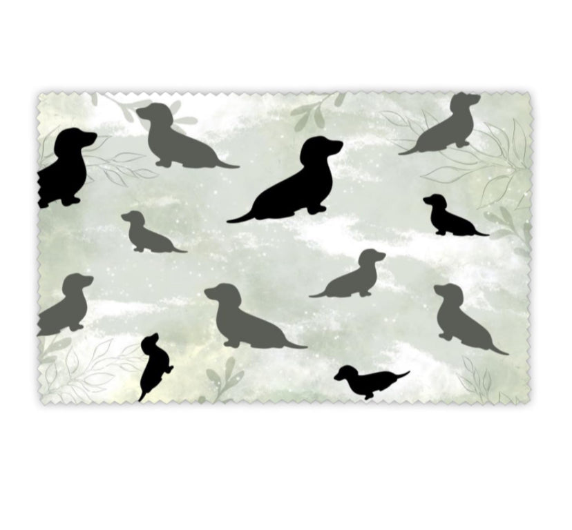 Brillenputztuch Dackel