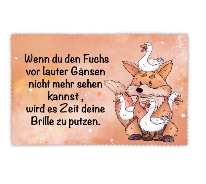 Brillenputztuch Fuchs