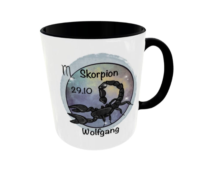 Tasse Sternzeichen Skorpion