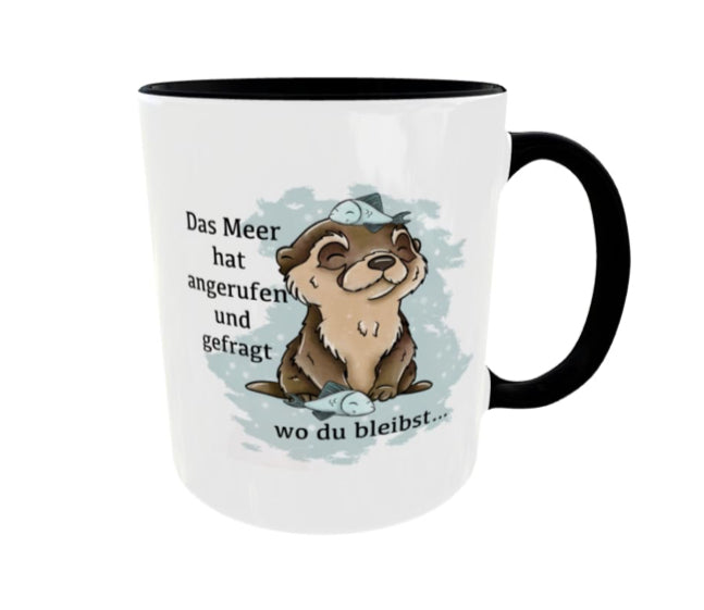 Tasse Otter mit Spruch
