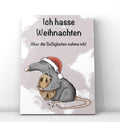 Weihnachtskarte Ratte
