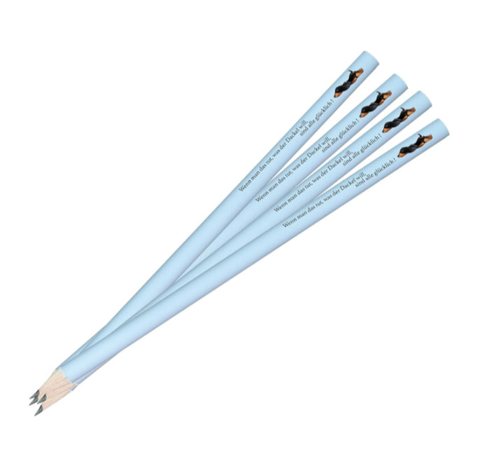 Bleistift Dackel Kurzhaar als Sparset