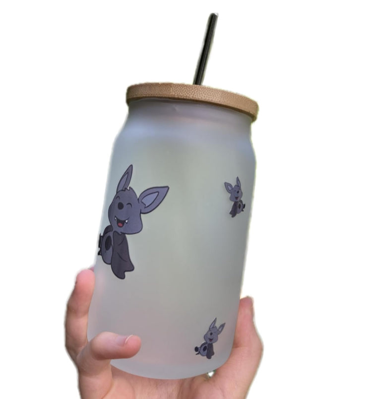 Trinkglas Fledermaus