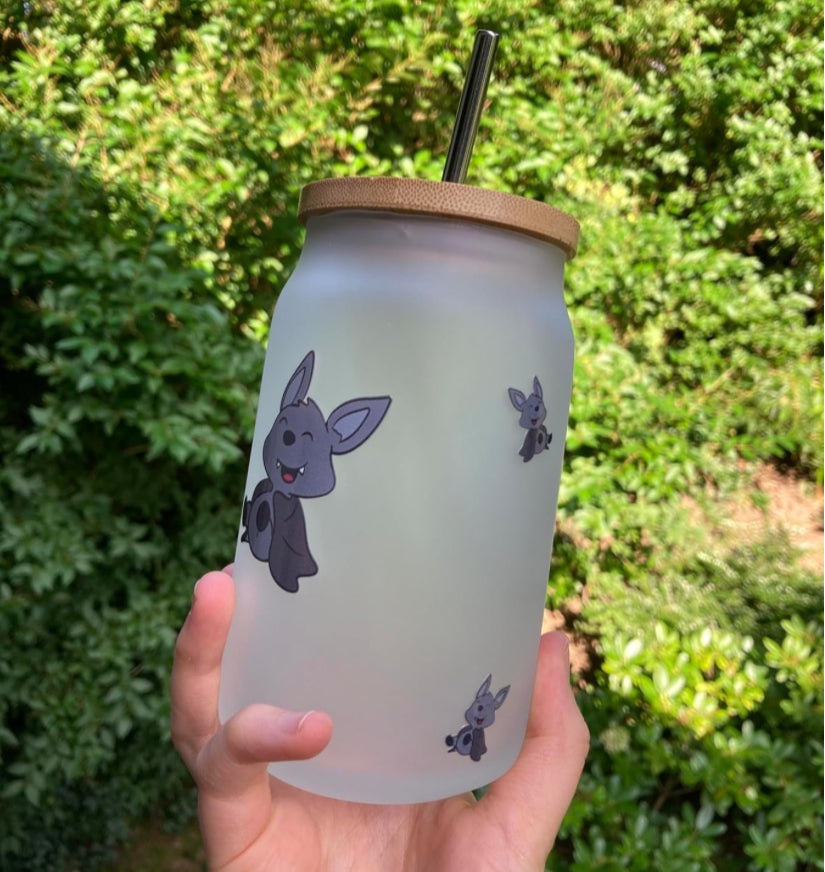 Trinkglas Fledermaus