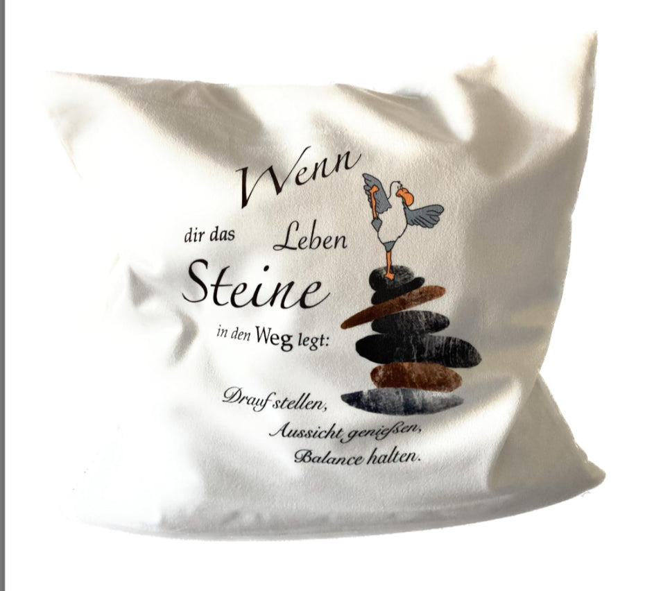 Kissenhülle Möwe ( OHNE FÜLLUNG 40x40)