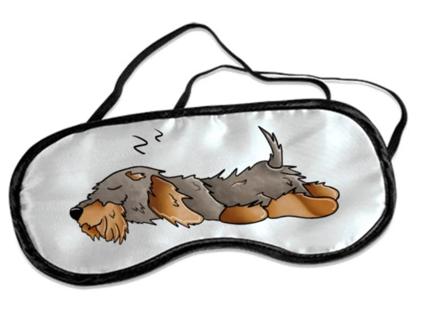 Schlafmaske Rauhaardackel
